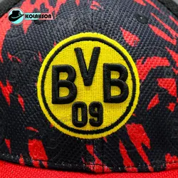 کلاه بیسبالی و پشت توری باشگاهی طرح Dortmund - کلاهسان