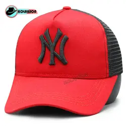 کلاه پشت توری طرح NY - کلاهسان