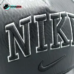 کلاه پشت توری چرم با طرح Nike - کلاهسان