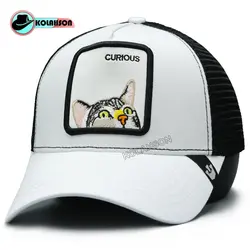 کلاه پشت توری Goorinbros طرح Curious - کلاهسان
