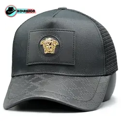 کلاه پشت توری طرح Versace - کلاهسان