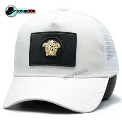 کلاه پشت توری طرح Versace - کلاهسان