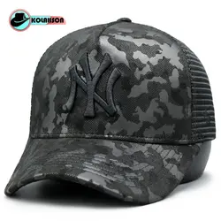 کلاه پشت توری 47 طرح چیریکی براق NY - کلاهسان