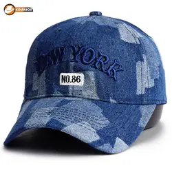 کلاه بیسبالی جین طرح NewYork - کلاهسان