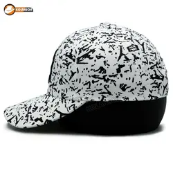 کلاه بیسبالی طرح آبرنگ پاشیده شده طرح NY - کلاهسان