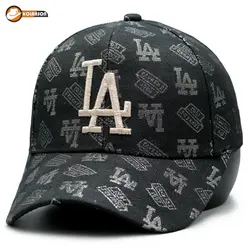 کلاه بیسبالی طرح LA مدل نقره کوب - کلاهسان