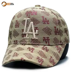 کلاه بیسبالی طرح LA مدل نقره کوب - کلاهسان