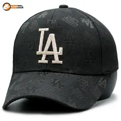 کلاه بیسبالی طرح LA مدل نقره کوب - کلاهسان