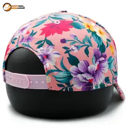 کلاه بیسبالی طرح NY مدل گل گلی - کلاهسان