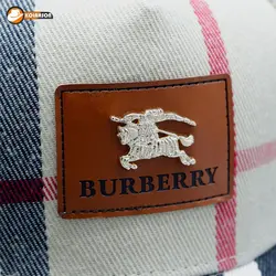 کلاه پشت توری طرح Burberry | کلاهسان