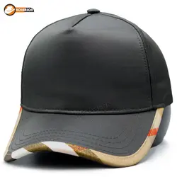 کلاه بیسبالی طرح Burberry مدل نقاب لبه دوزی | کلاهسان