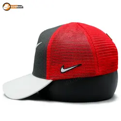 کلاه پشت توری Nike مدل قاب راه راه | کلاهسان