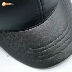 کلاه بیسبالی طرح چرم بافت دار جدید | کلاهسان