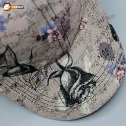 کلاه بیسبالی طرح گلدار | کلاهسان