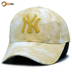 کلاه بیسبالی طرح NY ابر و بادی Gucci | کلاهسان