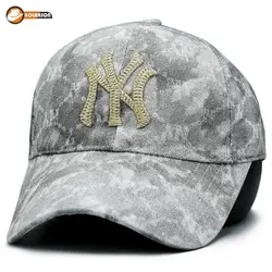 کلاه بیسبالی طرح NY ابر و بادی Gucci | کلاهسان