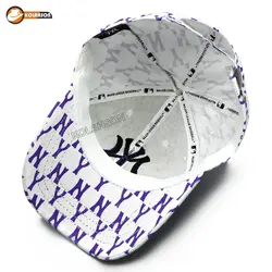 کلاه بیسبالی طرح NY با پارچه طرح دار | کلاهسان