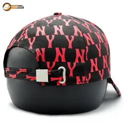 کلاه بیسبالی طرح NY با پارچه طرح دار | کلاهسان