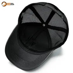 کلاه پشت توری نقاب چرمی کوتاه طرح Jordan | کلاهسان