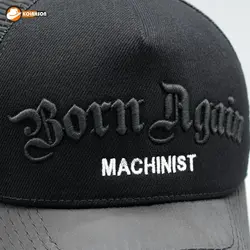 کلاه نقاب کوتاه چرمی طرح Born Again | کلاهسان