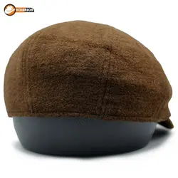 کلاه نیوزبوی طرح ساده قهوه‌ای 1 | کلاهسان