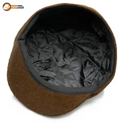 کلاه نیوزبوی طرح ساده قهوه‌ای 1 | کلاهسان