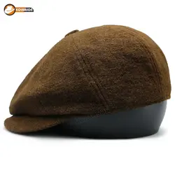 کلاه نیوزبوی طرح ساده قهوه‌ای 1 | کلاهسان