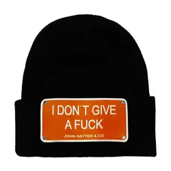 کلاه بافت زمستانه I Dont Give A Fuck | کلاهسان