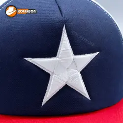کلاه بیسبالی پشت توری نقاب زاپدار طرح ستاره