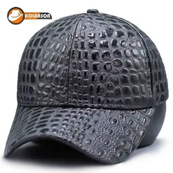 کلاه بیسبالی طرح چرم کروکدیلی - کلاهسان