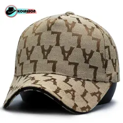 کلاه بیسبالی با پارچه تمام طرح LA - کلاهسان