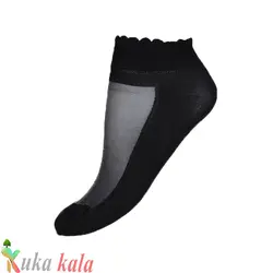 جوراب اهنی ارشن مشکی(جوراب قایقی)