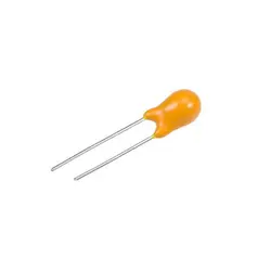 خازن تانتالیوم 2.2 میکروفاراد - Tantalum Capacitor 2.2uF 35V 20% Radial