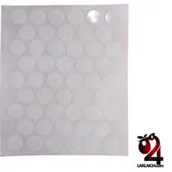 پولک چسبی پیچ سفيد براق