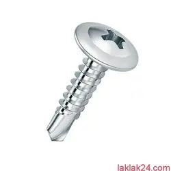 پیچ خودکار واشردار سرمته سایز 1/5 سانت