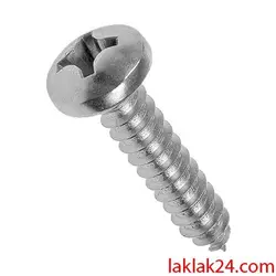 پیچ خوکار سر گرد سایز 1/5 سانت