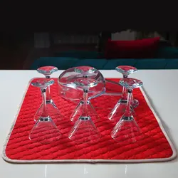 نمگیر ظروف آشپزخانه طرح گلبرگ