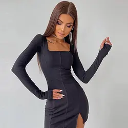 تونیک آستین بلند جلو چاکدار فینگر دار کد ۱۵۵۸