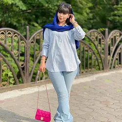 شومیز دکمه دار کد PA120