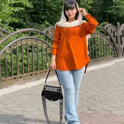 شومیز دکمه دار کد PA120