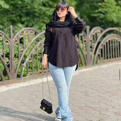 شومیز دکمه دار کد PA120