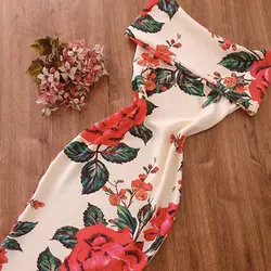 پیراهن گلدار مجلسی زنانه کد ۶۴۲۳