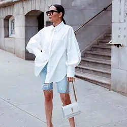 شومیز بلند دکمه دار زنانه کد ۸۸۲