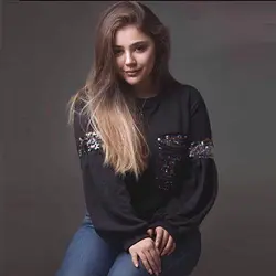 بلوز جیب پولکی کد ۸۰۰۸