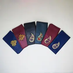 کیف پول چرم طرح آلاله