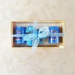 شمع لیوانی معطر آبی