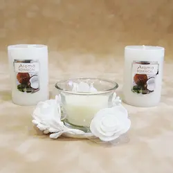 شمع لیوانی معطر نارگیلی