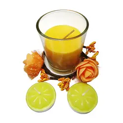 شمع معطر با رایحه انبه