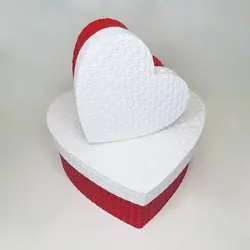 جعبه کادو طرح قلب تمام چرم