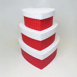 جعبه کادو طرح قلب تمام چرم